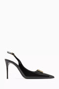 Lollo 90 Slingback Pumps in Patent-leather