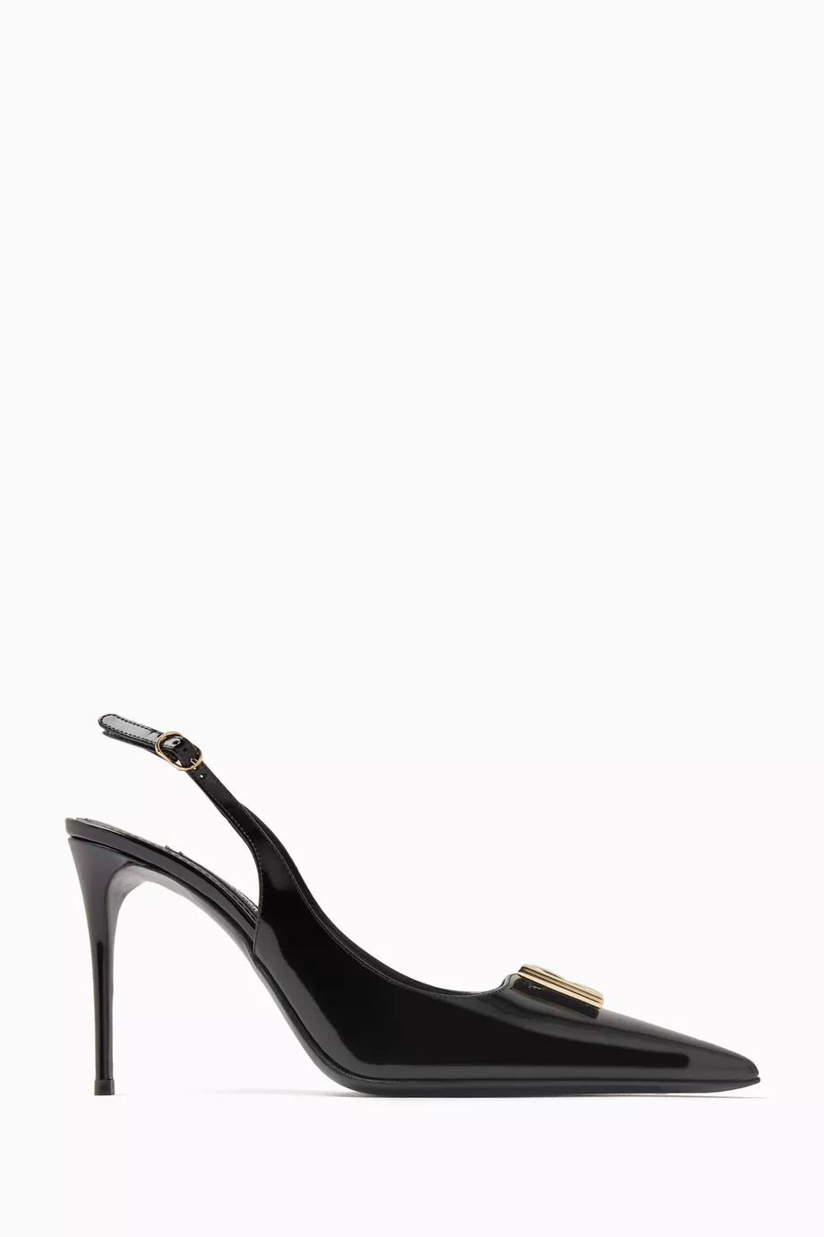 Lollo 90 Slingback Pumps in Patent-leather