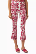Printed Pants in Silk