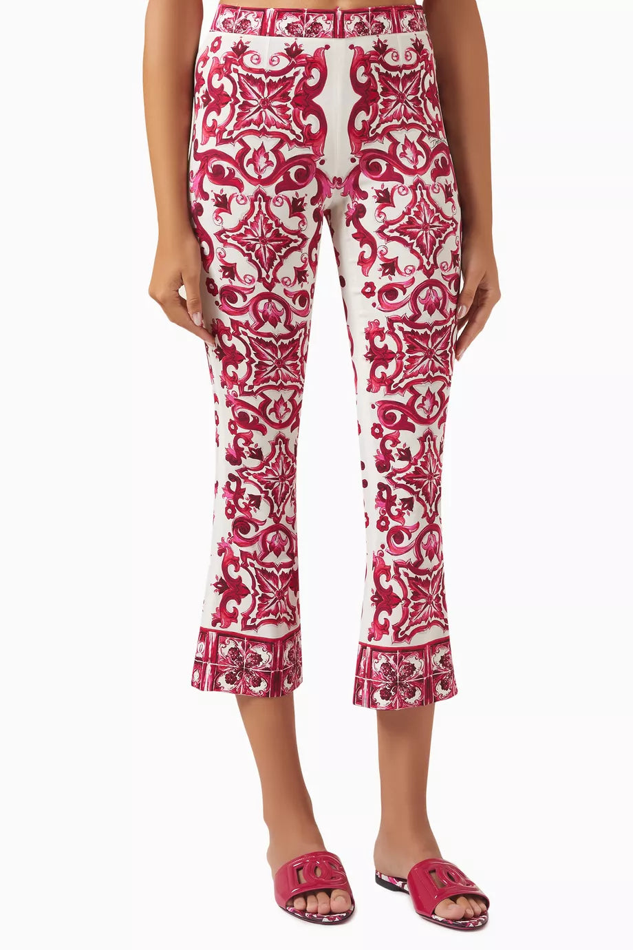 Printed Pants in Silk