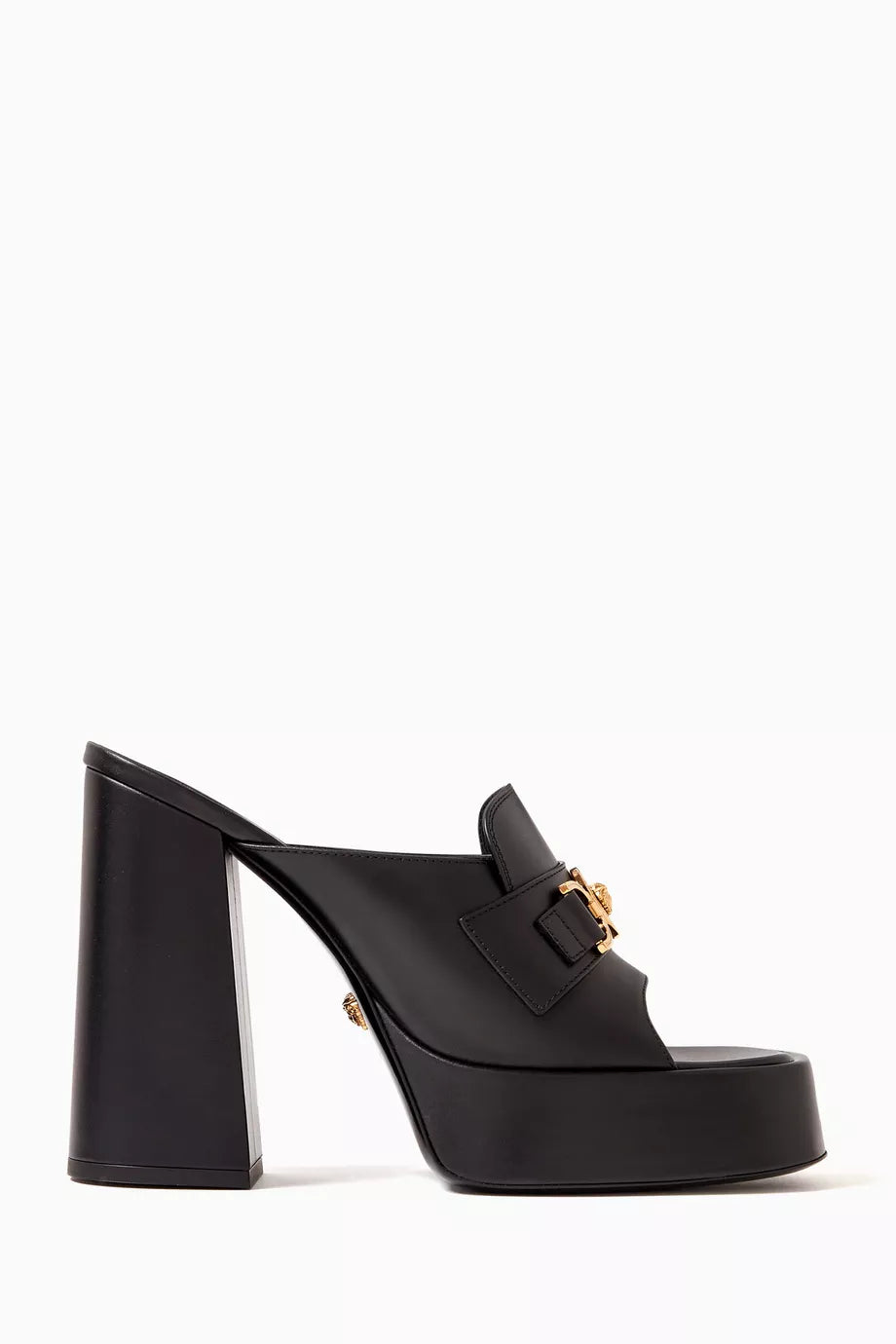 La Medusa Platform Mules in Calf Leather