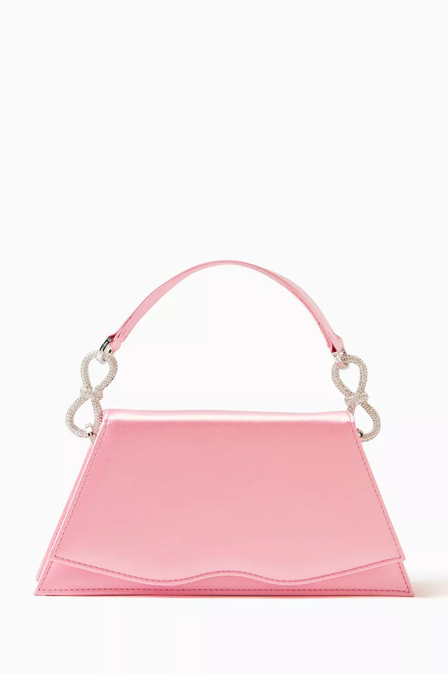 Medium Samantha Shoulder Bag in Satin