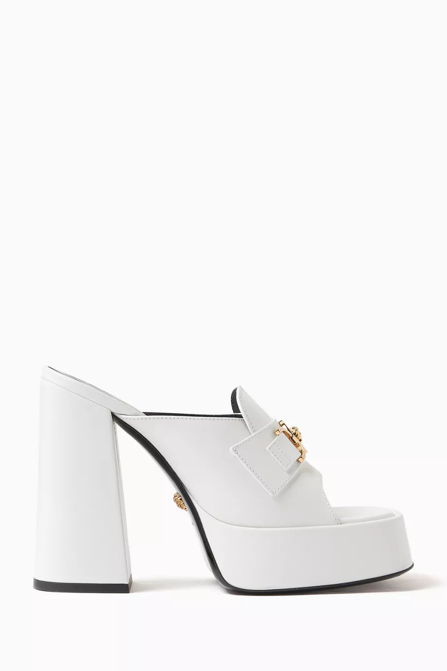 La Medusa '95 Platform Mules in Calf Leather