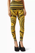 Barocco-print Leggings