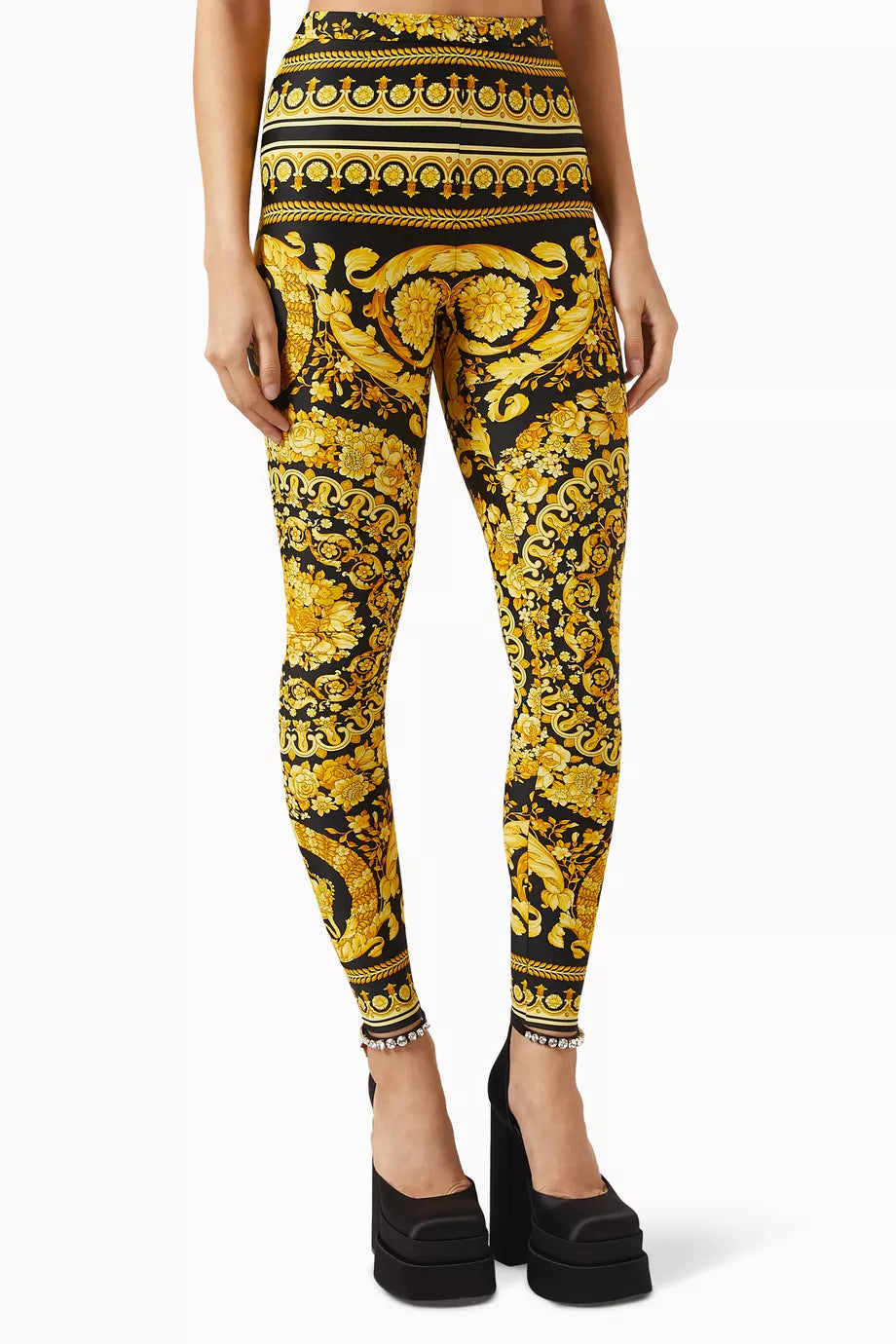 Barocco-print Leggings