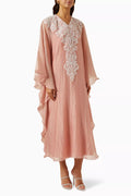 Embellished Kaftan in Organza
