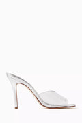 Marine 95 Mule Sandals in PVC & Metallic Leather