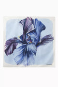 Iris Square Scarf in Silk Twill