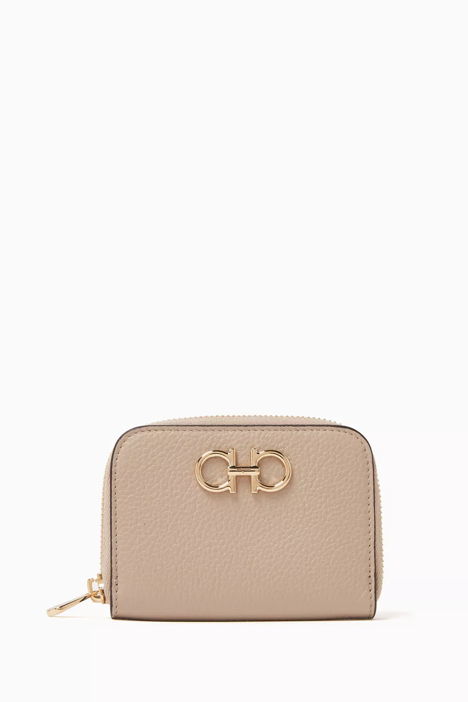 Gancino Soft Credit Card Case in Pebbled Leather