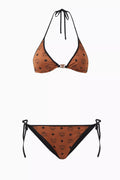 All-over Logo Print Bikini