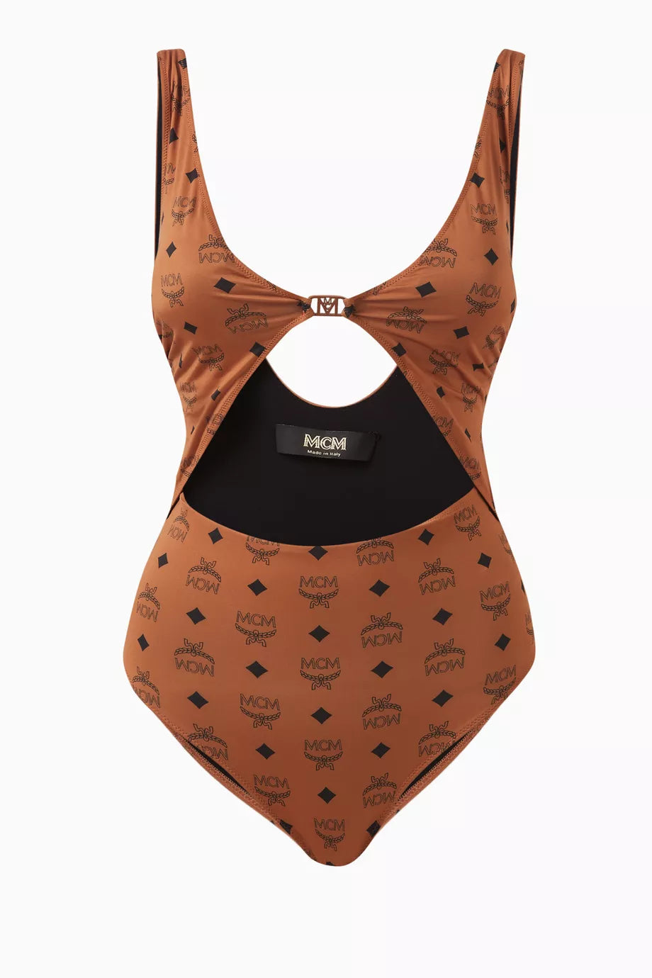 Logo Print One-piece Swimsuit