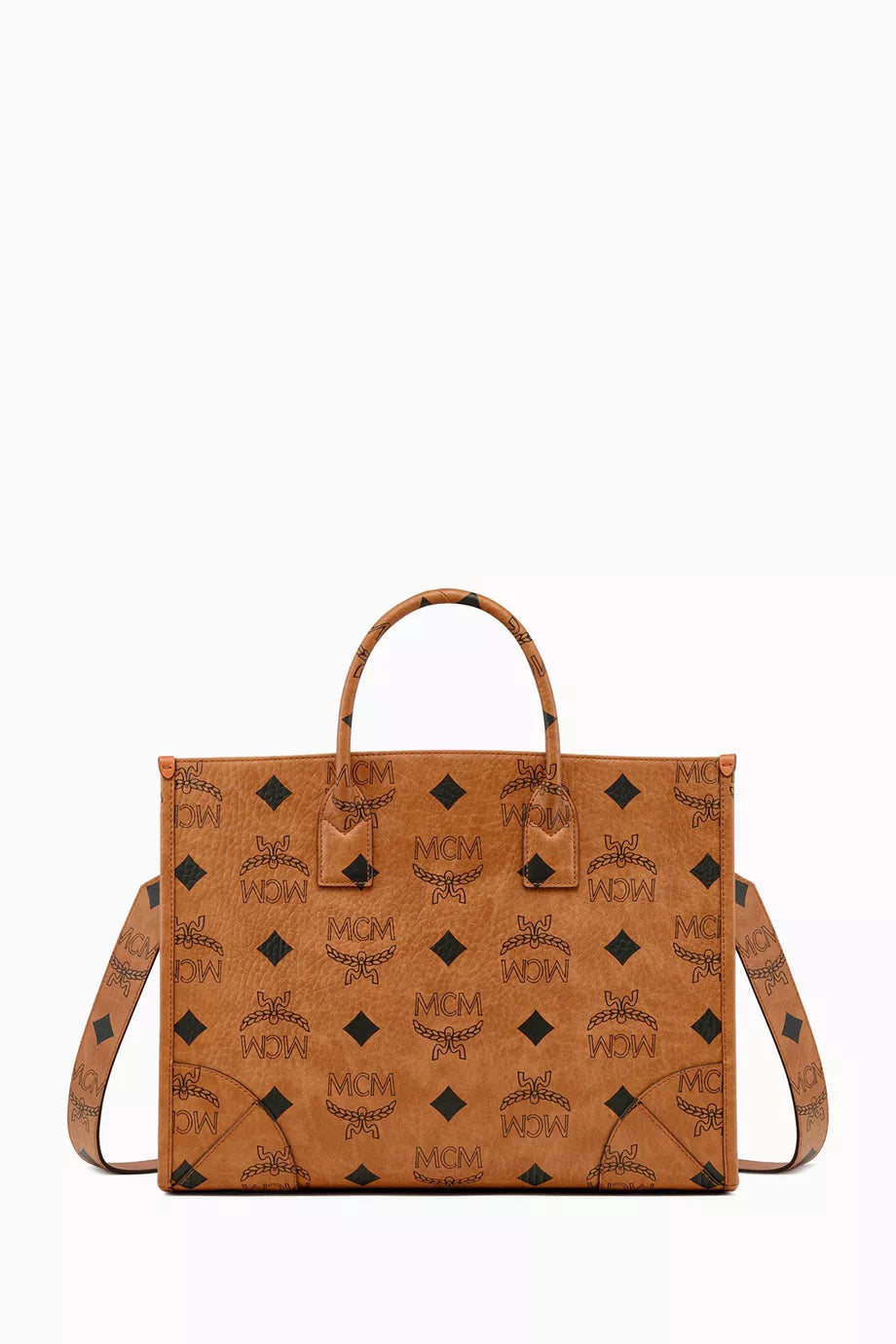 Large München Maxi Tote in Visetos Monogram Canvas
