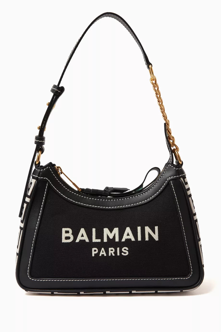 B-Army Shoulder Bag in Canvas & Leather