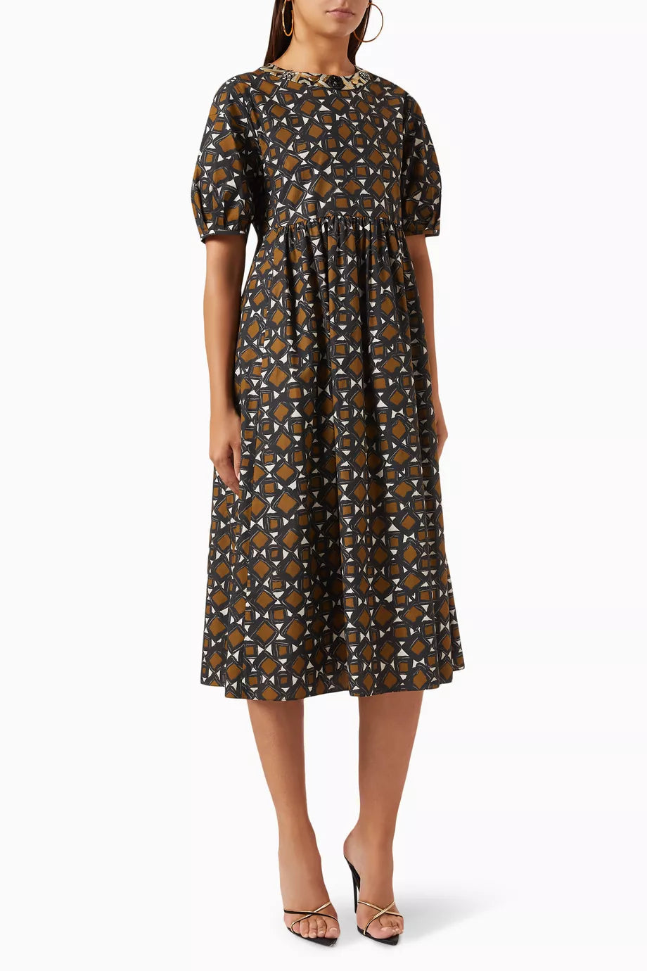Fatodo Dress in Cotton Poplin