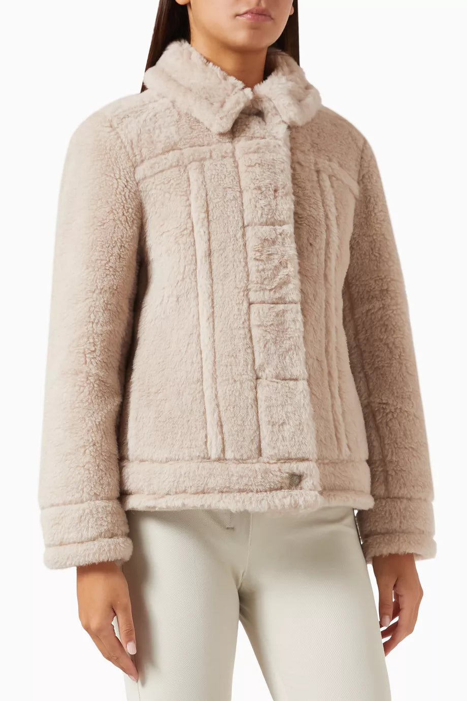 Teddino Short Coat in Wool Blend