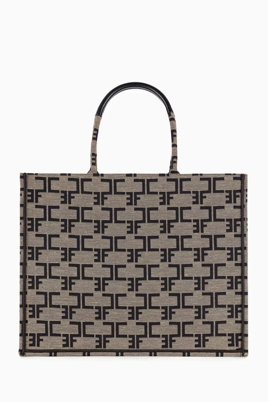 Large Monogram Tote Bag in Jacquard