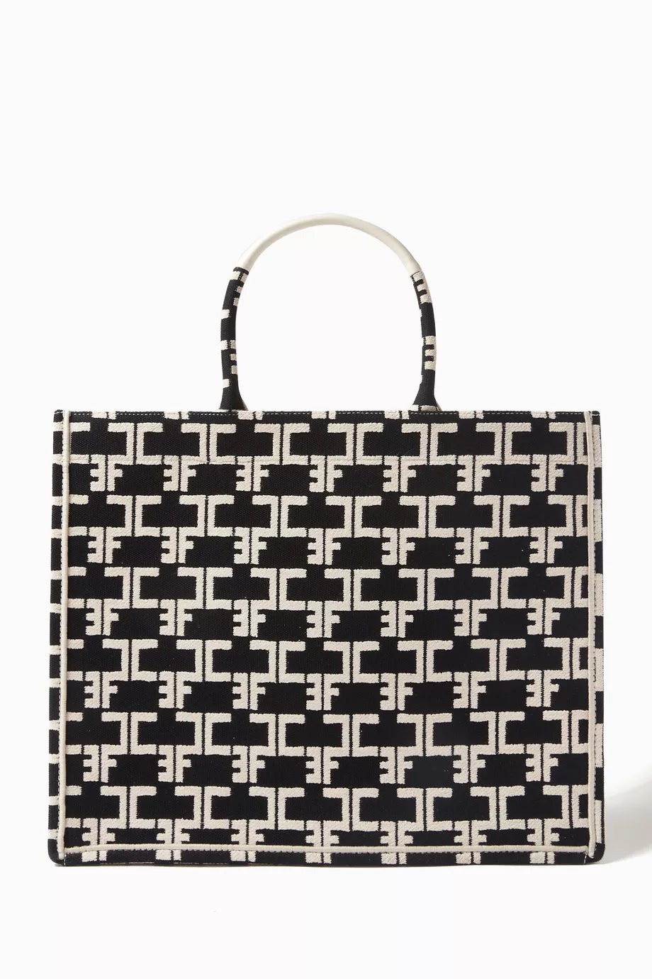 Large Monogram Tote Bag in Jacquard