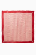 Logo Monogram Scarf in Cashmere-silk Blend