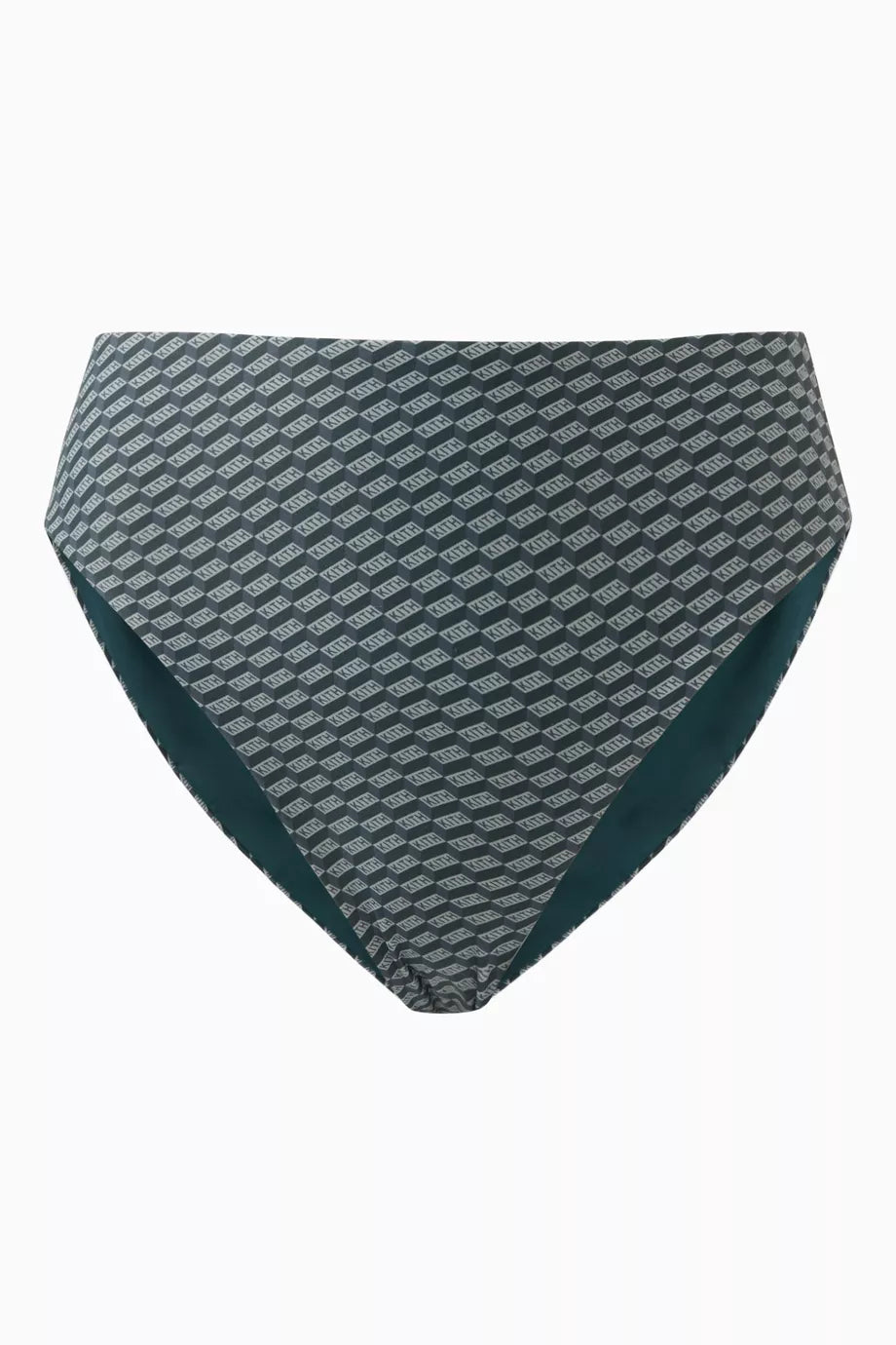 Azure Monogram High-waist Bikini Briefs