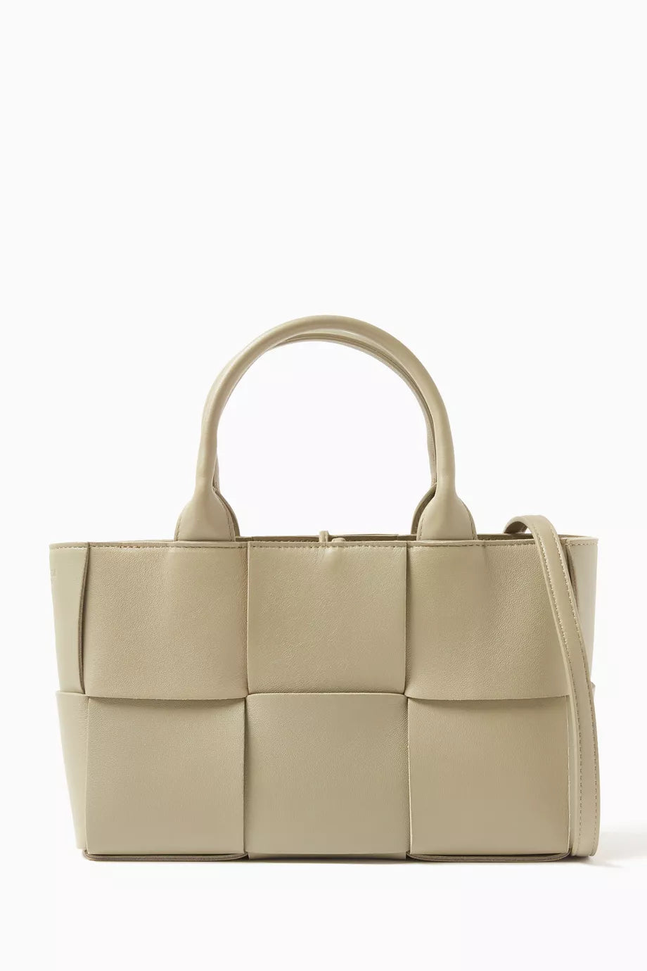 Mini Arco 29 Tote Bag in Intrecciato Leather