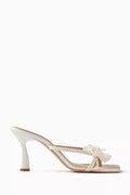 Les Magnolias 55 Mule Sandals in Leather