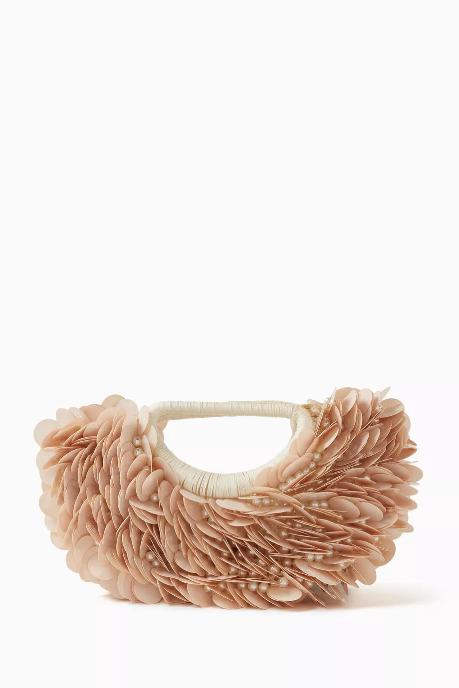 Hermaphrodite Clutch in Pearls and Sequins