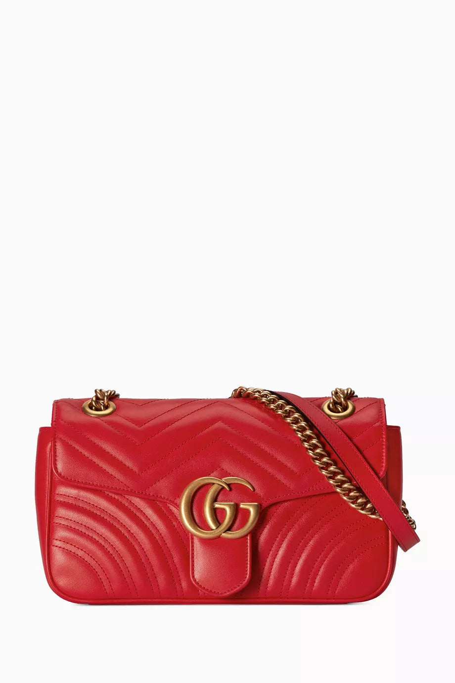 GG Marmont Small Shoulder Bag in Matelassé Leather