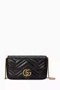Mini GG Marmont Bag in Matelassé Leather