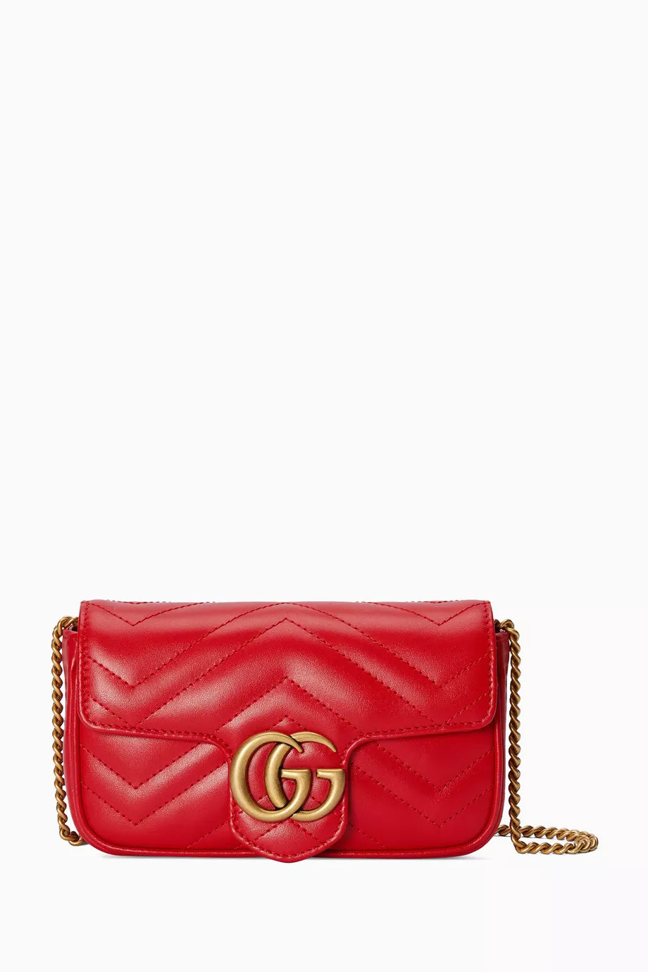 GG Marmont Super Mini Bag in Matelassé Leather