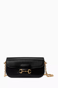 Gucci Horsebit 1955 Small Shoulder Bag in Leather