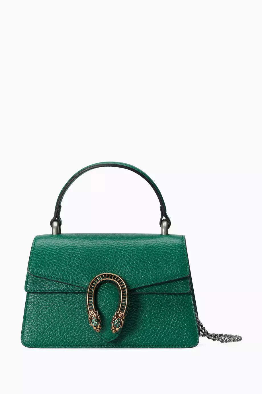Mini Dionysus Top Handle Bag in Leather