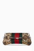 GG Supreme Horsebit 1955 Clutch Bag in Canvas
