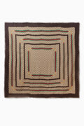 GG Ribbon Shawl in Silk & Wool