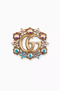 GG Crystal Brooch