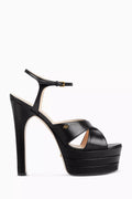 Double G 135 Platform Sandals in Leather