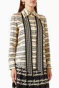 Gucci Script-print Shirt in Silk
