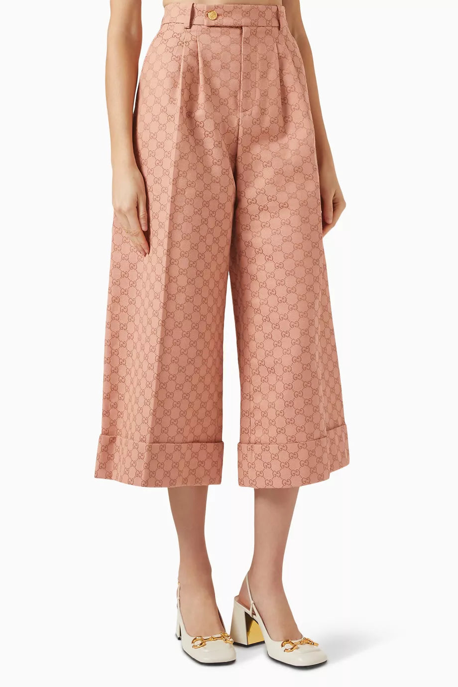 GG Pants in Cotton-canvas