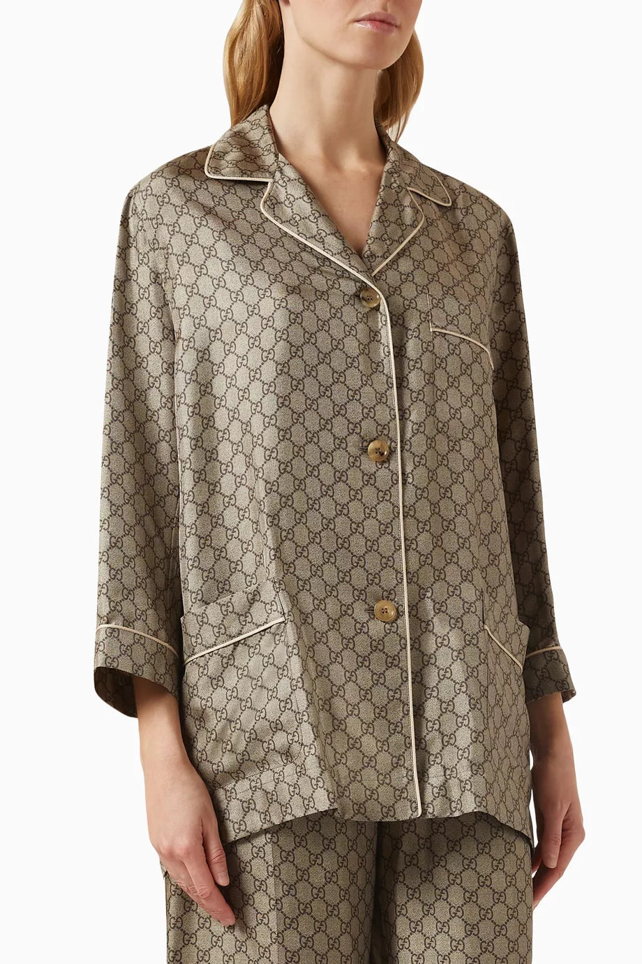 GG Supreme Shirt in Silk