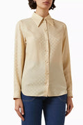 GG Shirt in Silk-crepe