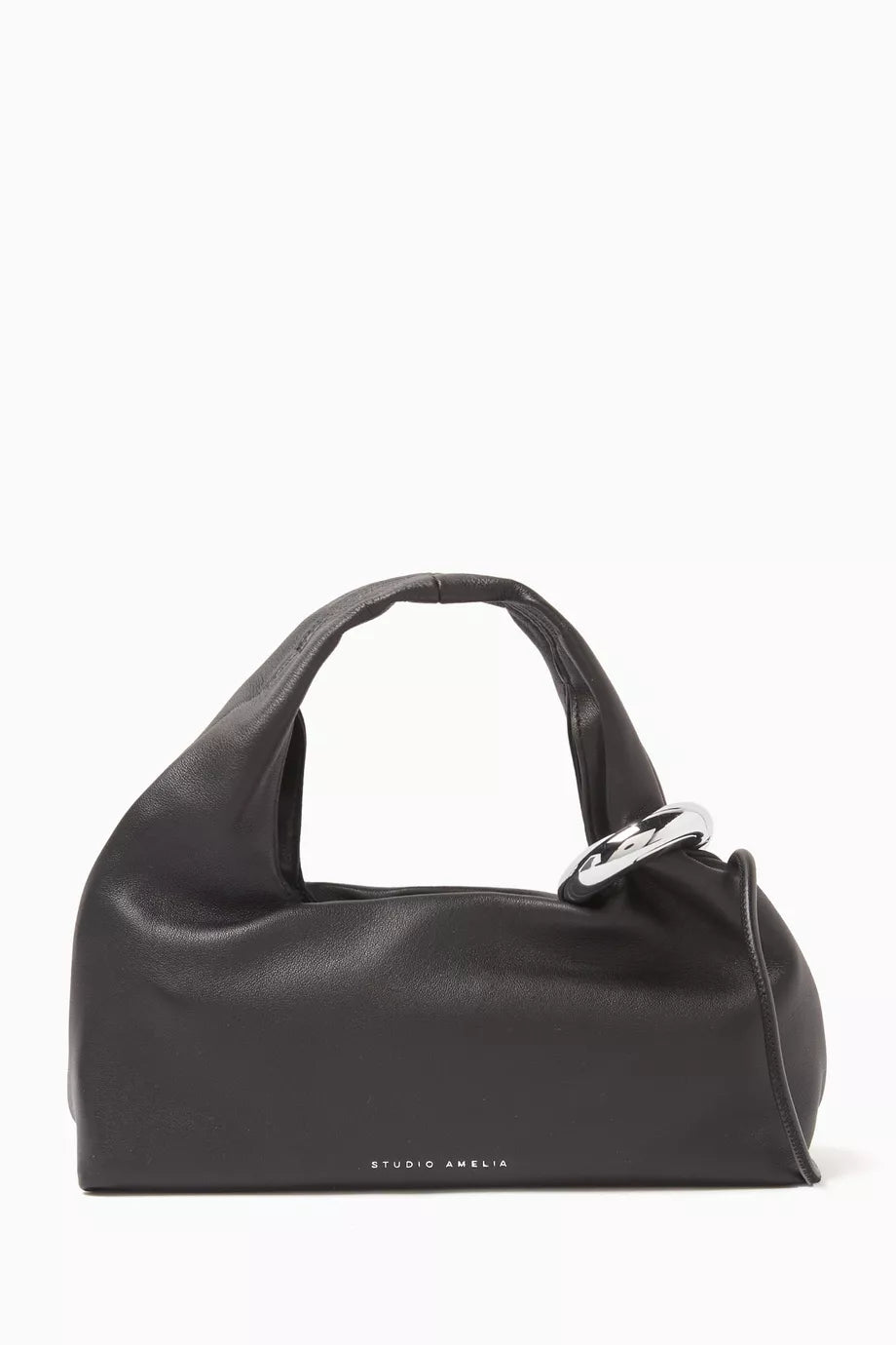 Mini Helium Hobo Bag in Nappa Leather