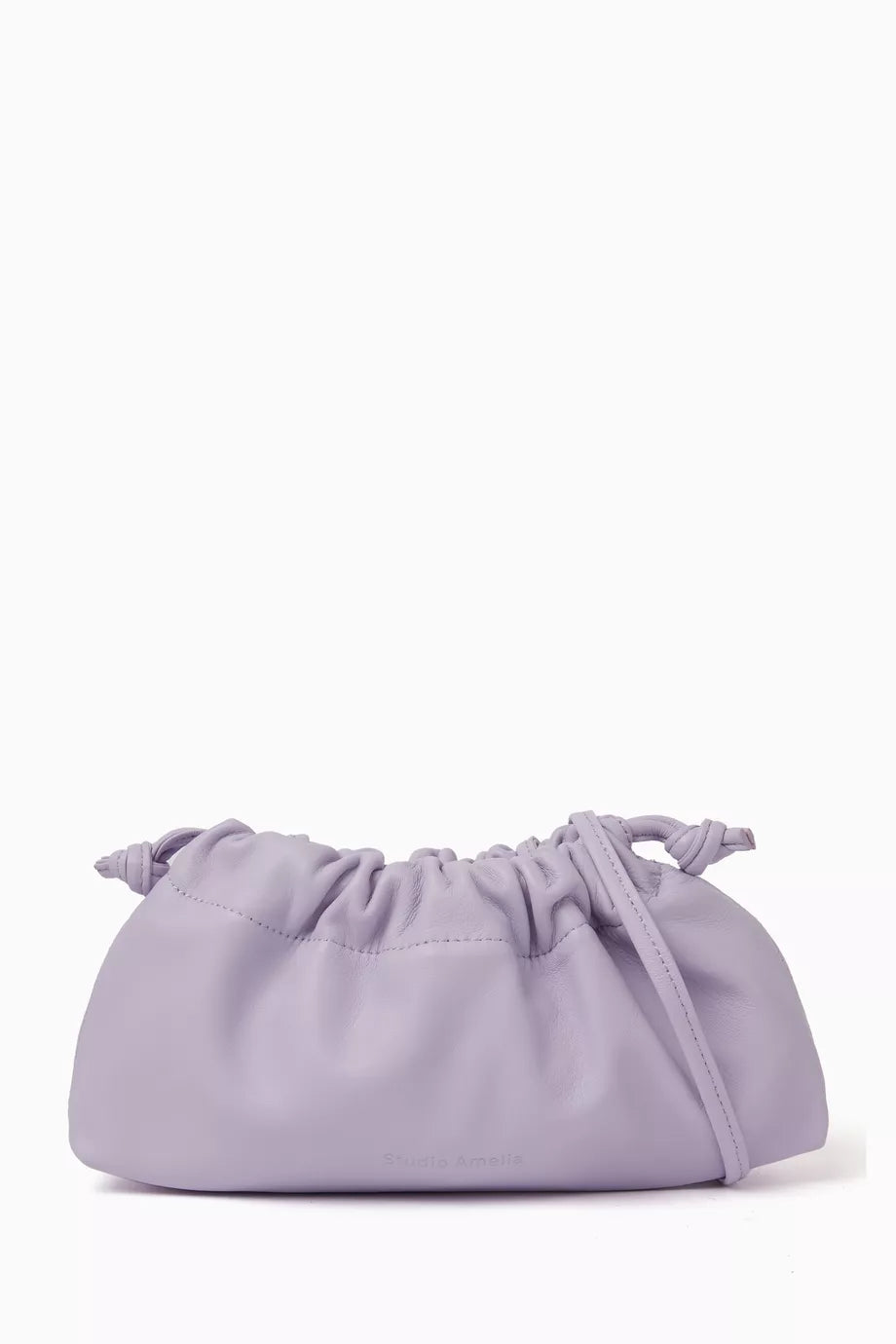 Mini Pebble Pouch in Leather