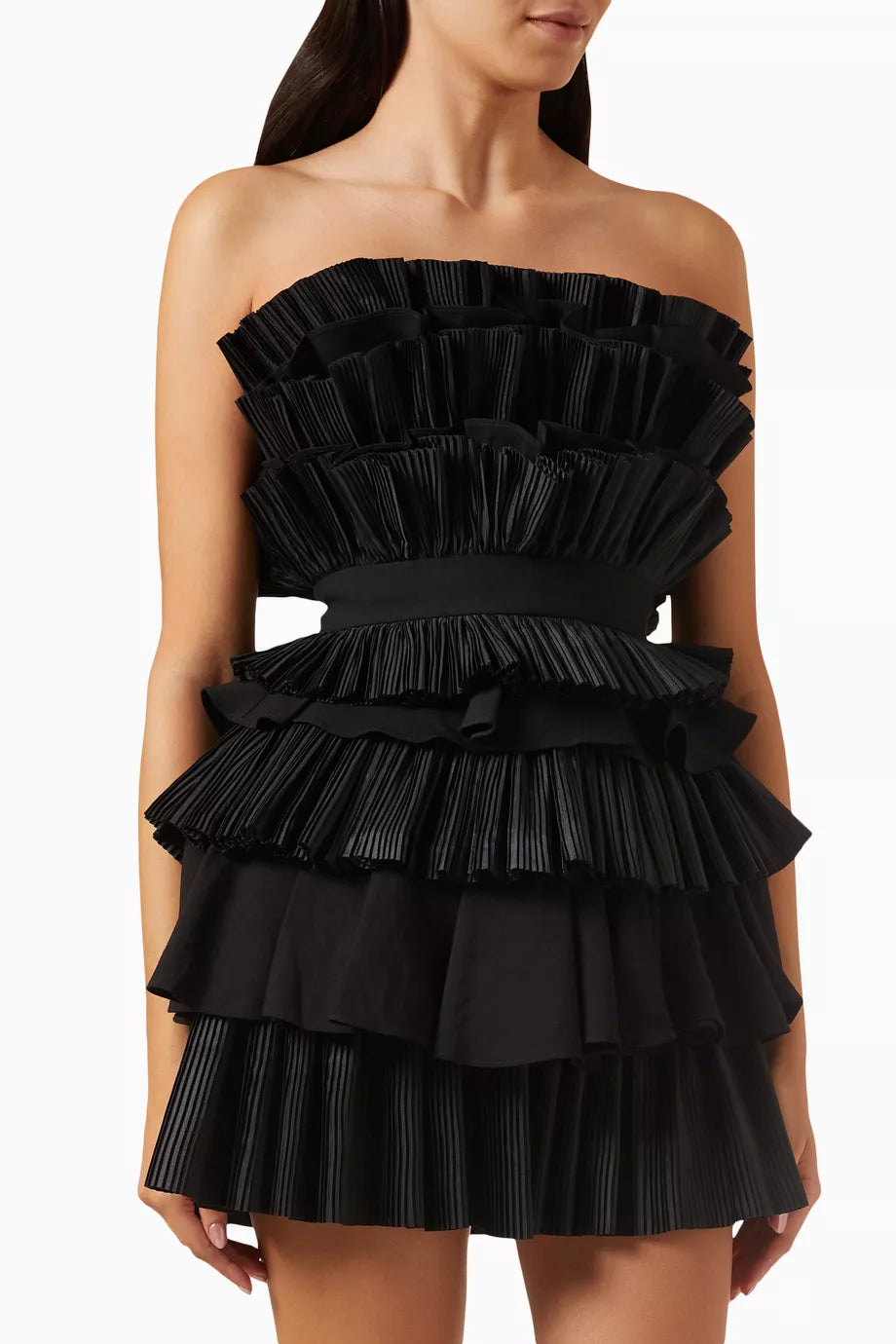 Elsher Mini Dress in Viscose Blend