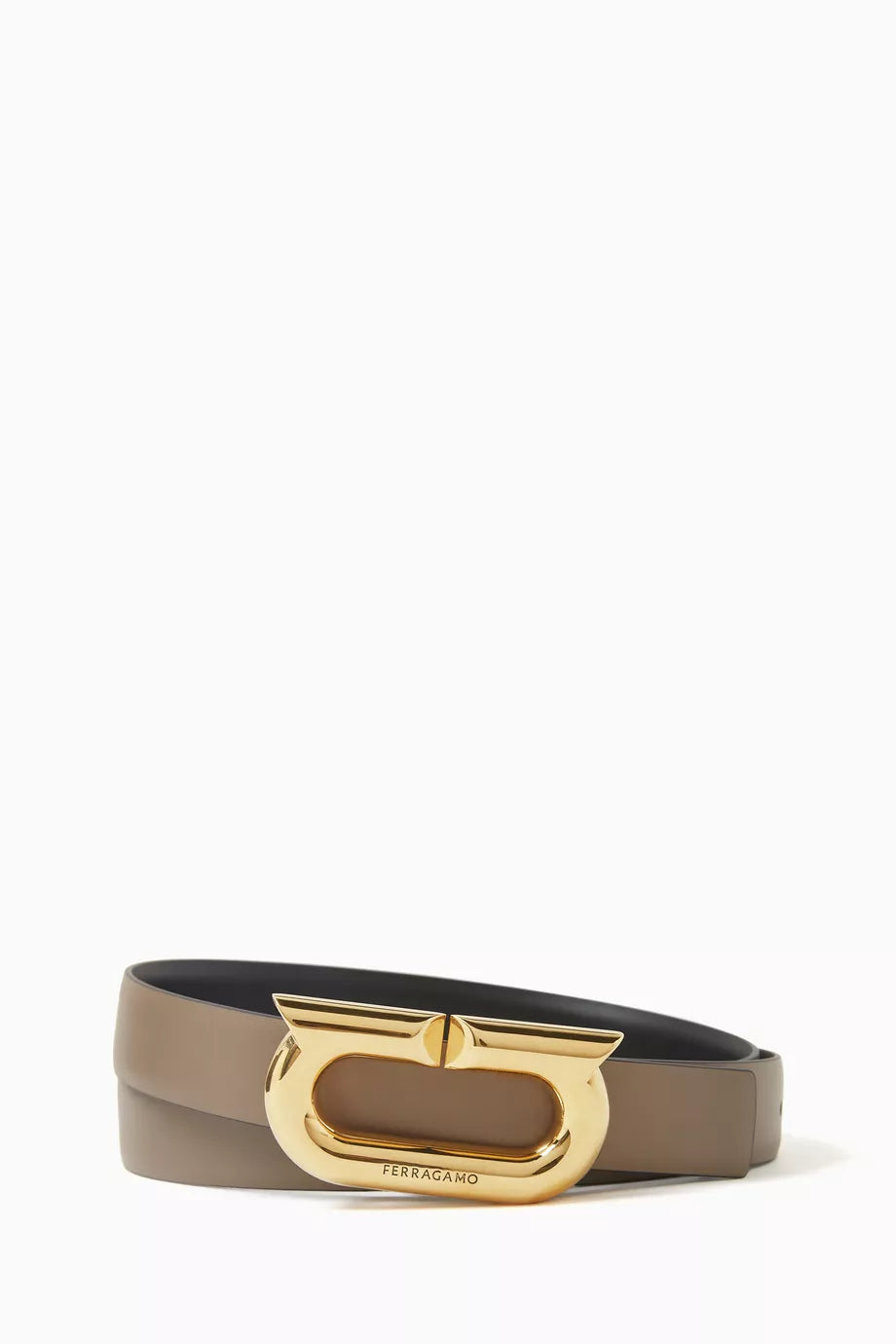 Donna Reversible Belt in Calfskin Leather