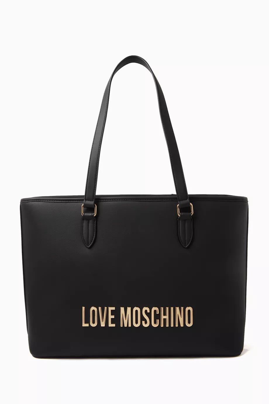 Medium Bold Love Tote Bag in Faux Leather