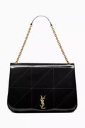 Large Jamie 4.3 Shoulder Bag in Patent-effect Fabric
