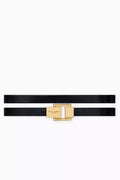 LE CARRÉ Bracelet in Leather & Metal
