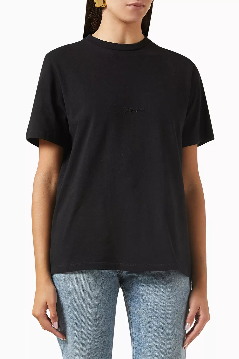 Logo Boyfriend T-shirt in Organic Cotton