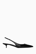 Cherish 30 Slingback Pumps in Glazed-leather