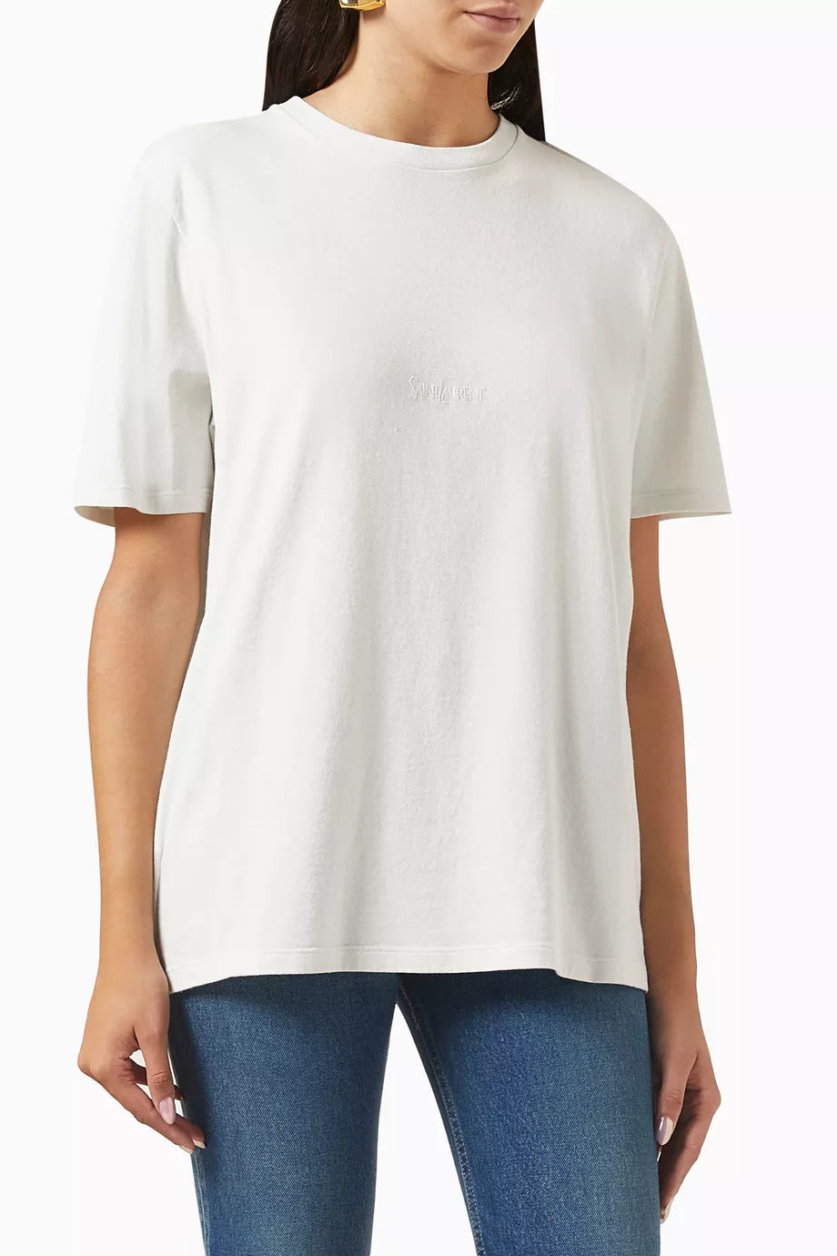 Logo Boyfriend T-shirt in Organic Cotton