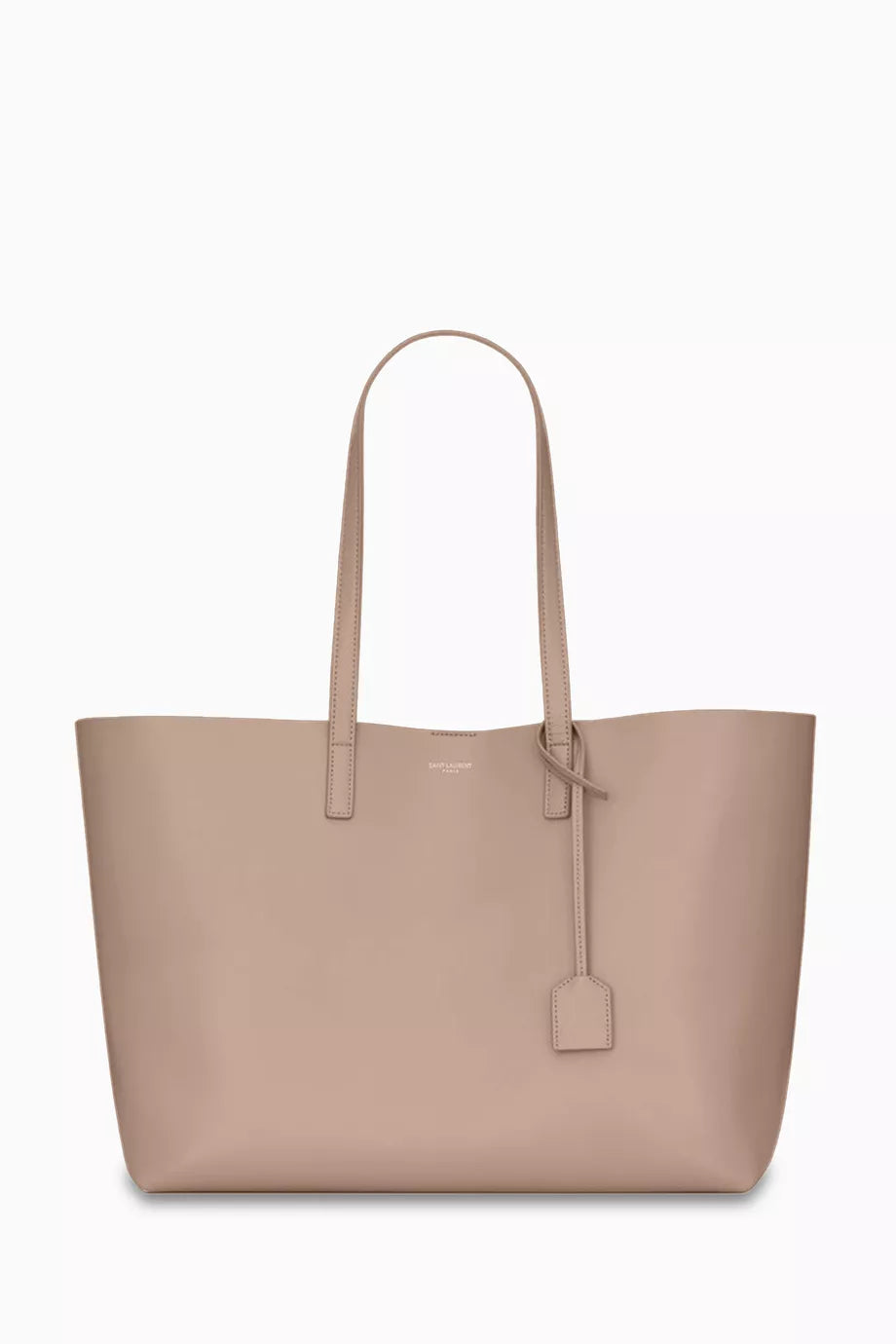 Medium East West Tote Bag in Smooth Leather